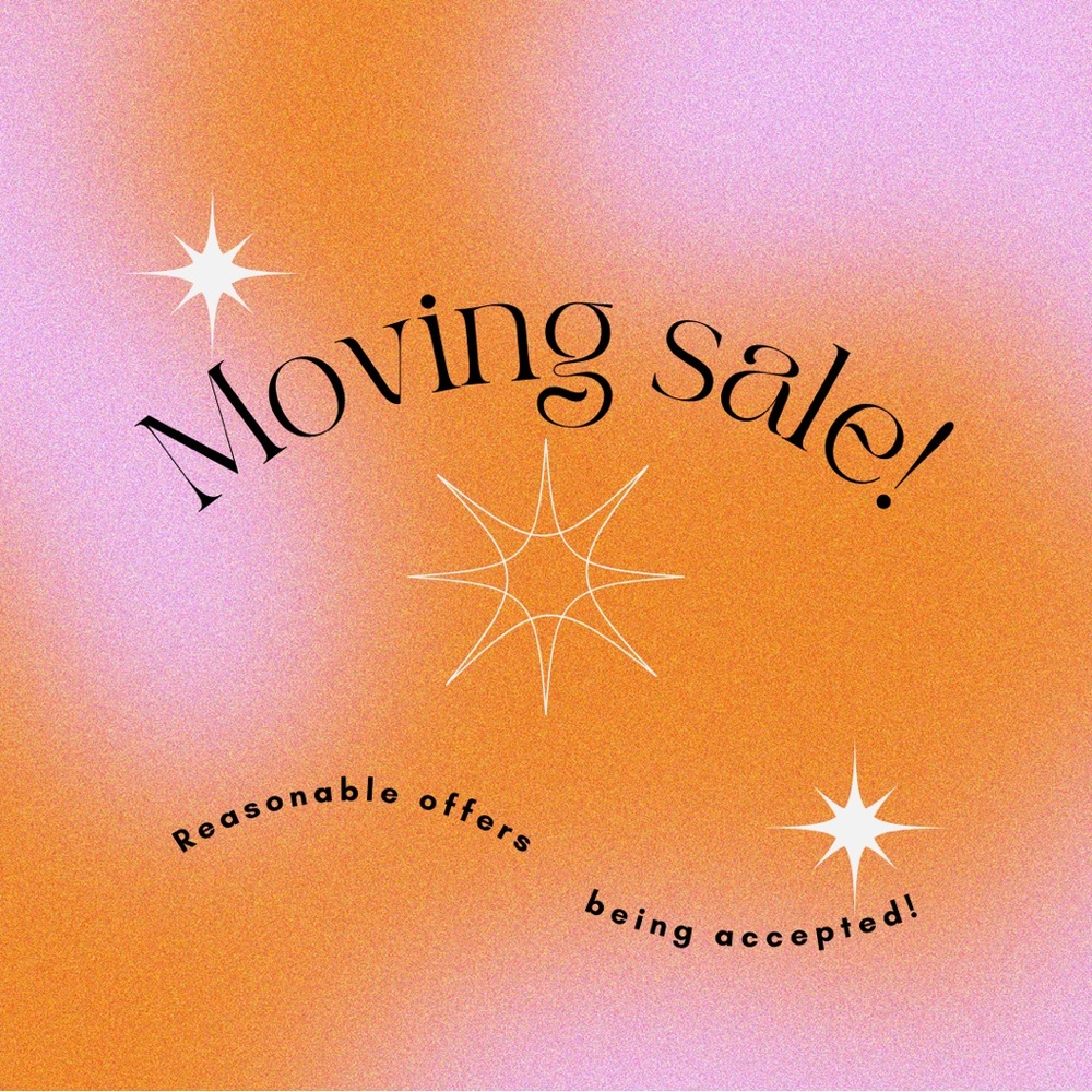 Moving sale!